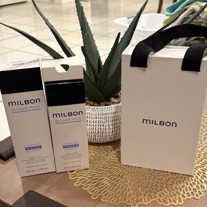 Milbon Blonde Plus Shampoo and Treatment Set